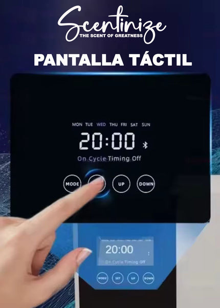 Difusor de Aromas Inteligente Control Bluetooth 500 ml / 1000 m³